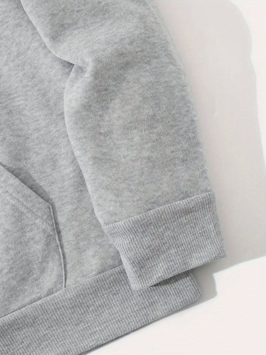 Dark and Edgy Style Hooded Sweatshirt, Featuring a Reimagined Clown Portrait Print with a Graffiti-like Texture That Exudes a Street Vibe. Packed with Streetwear Brand Attributes, It Unleashes a Free-spirited Aura and Is Unisex for Both Men and Women - Light Grey