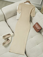 Elegant Long Dress Year-End Party Dress New Year'S Eve Dress Holiday Dress New Year'S Eve Dress Winter Dress Dress Red Dress New Year'S Dress Evening Dress - Off-white