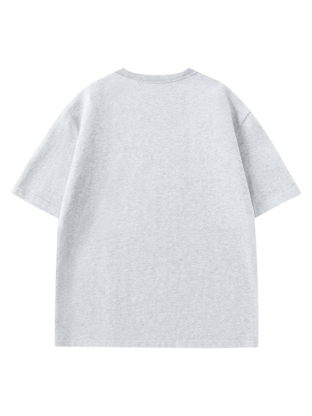 Paul Frank Summer Men's Pure Cotton Street Style Refreshing Pullover Short-Sleeve T-Shirt - Gray
