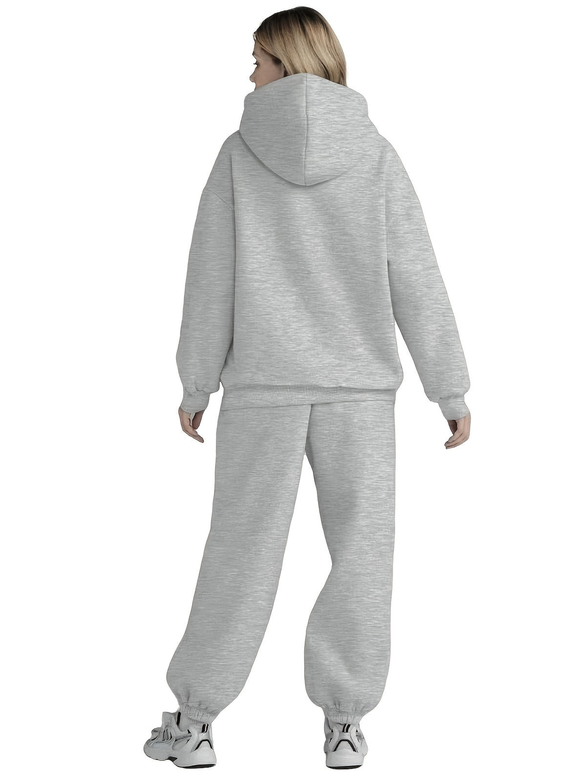 Women's Casual Sportswear Set - Grey