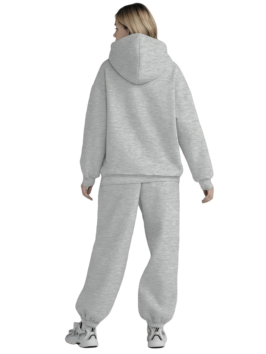 Women's Casual Sportswear Set - Grey
