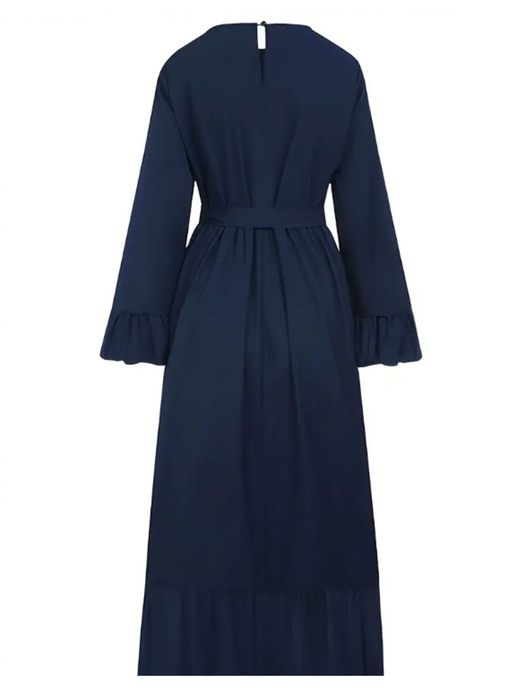 Women's Maxi Dress, Elegant and Casual All-Season Dress for Daily and Formal Occasions, Machine Washable - Blue