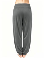 Popular Loose-Fit Casual Pants, Comfortable Women's Clothing - Grey