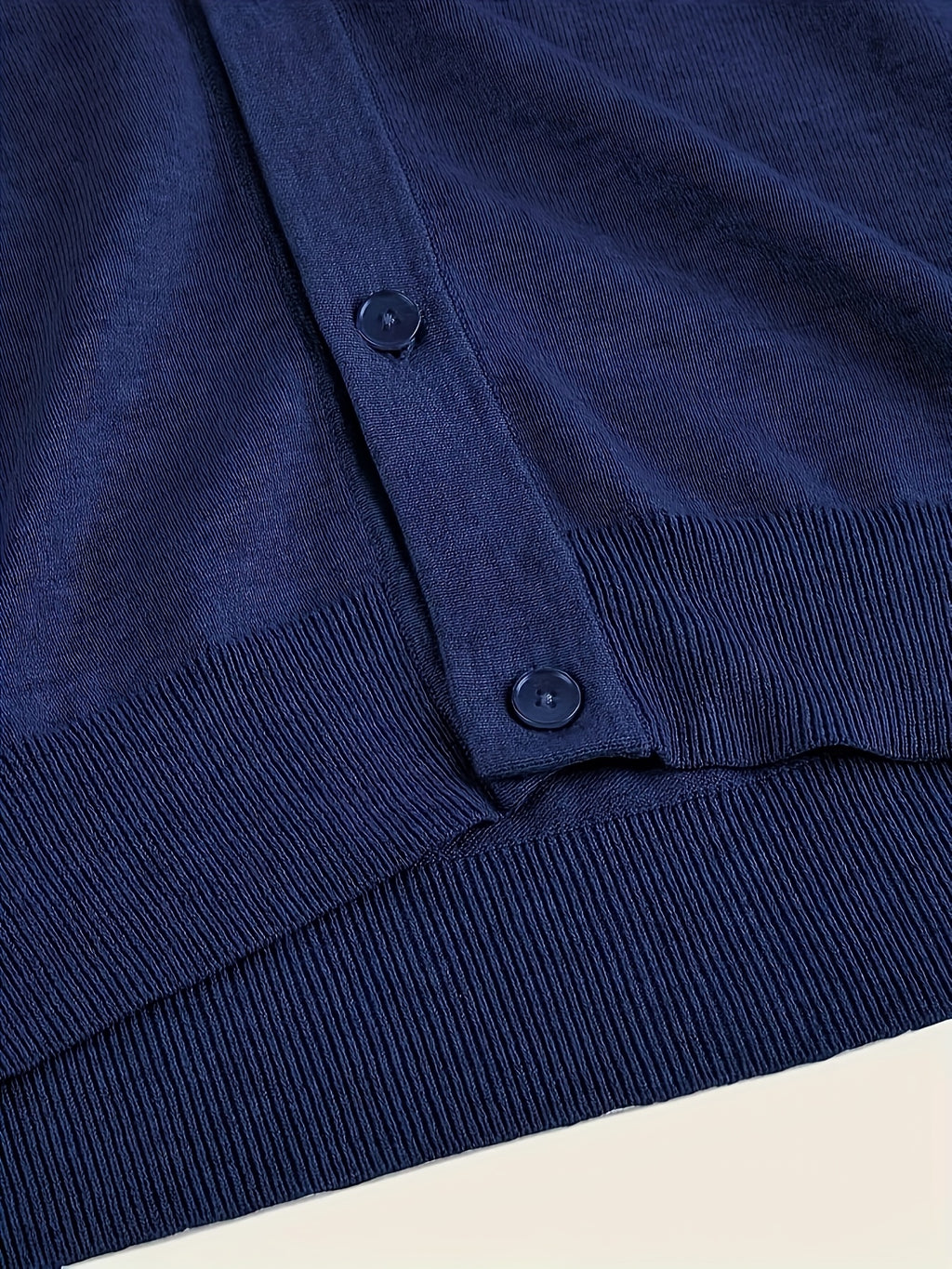 Men's Classic V-Neck Sweater - Elegant Button-Front Cardigan, Soft Knit Sweater for Fall/Winter, Office & Formal Events - Easy-Care Everyday Chic Sweater Coat, Sweater Cardigan, Winter Wardrobe Essential, Modern Vneck Design, Solid Color Design - Royal Blue