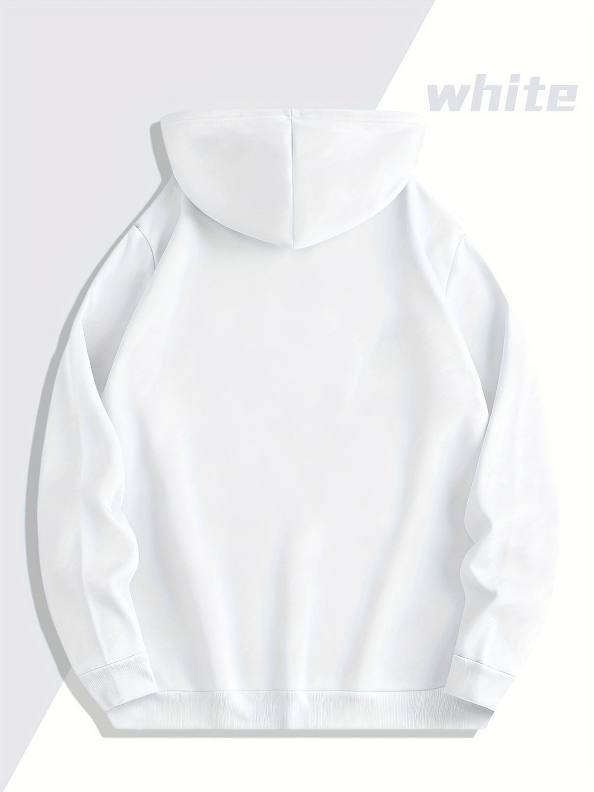 Unisex Trendy New York Print Loose-fit Hooded Sweatshirt, No Texture, No Embroidery - Mixed colors