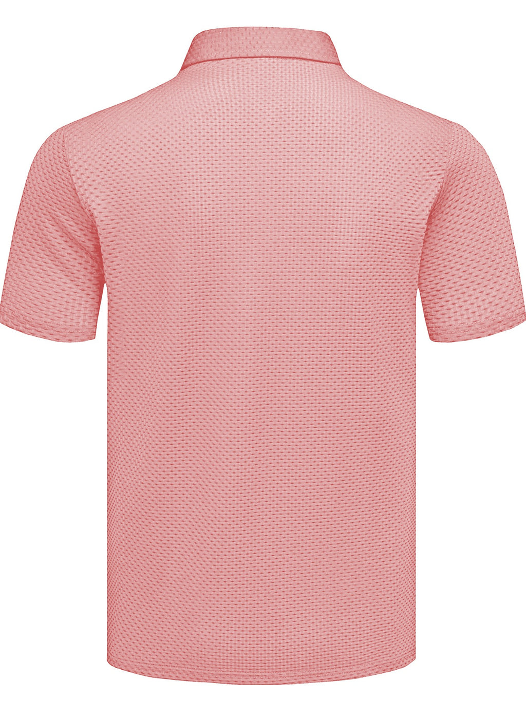 GS1080 Men's "C" Letter Print Breathable Summer Refreshing Quick-Dry Lapel Multi-pc 3pcs Polo Shirt, Men's Short-Sleeve T-Shirt, Men's Apparel Top for Golf, Fishing, Basketball, Camping, Beach - White-Blue-Pink