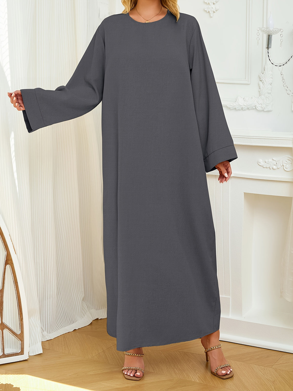 Muslim Robe - Graphite Color
