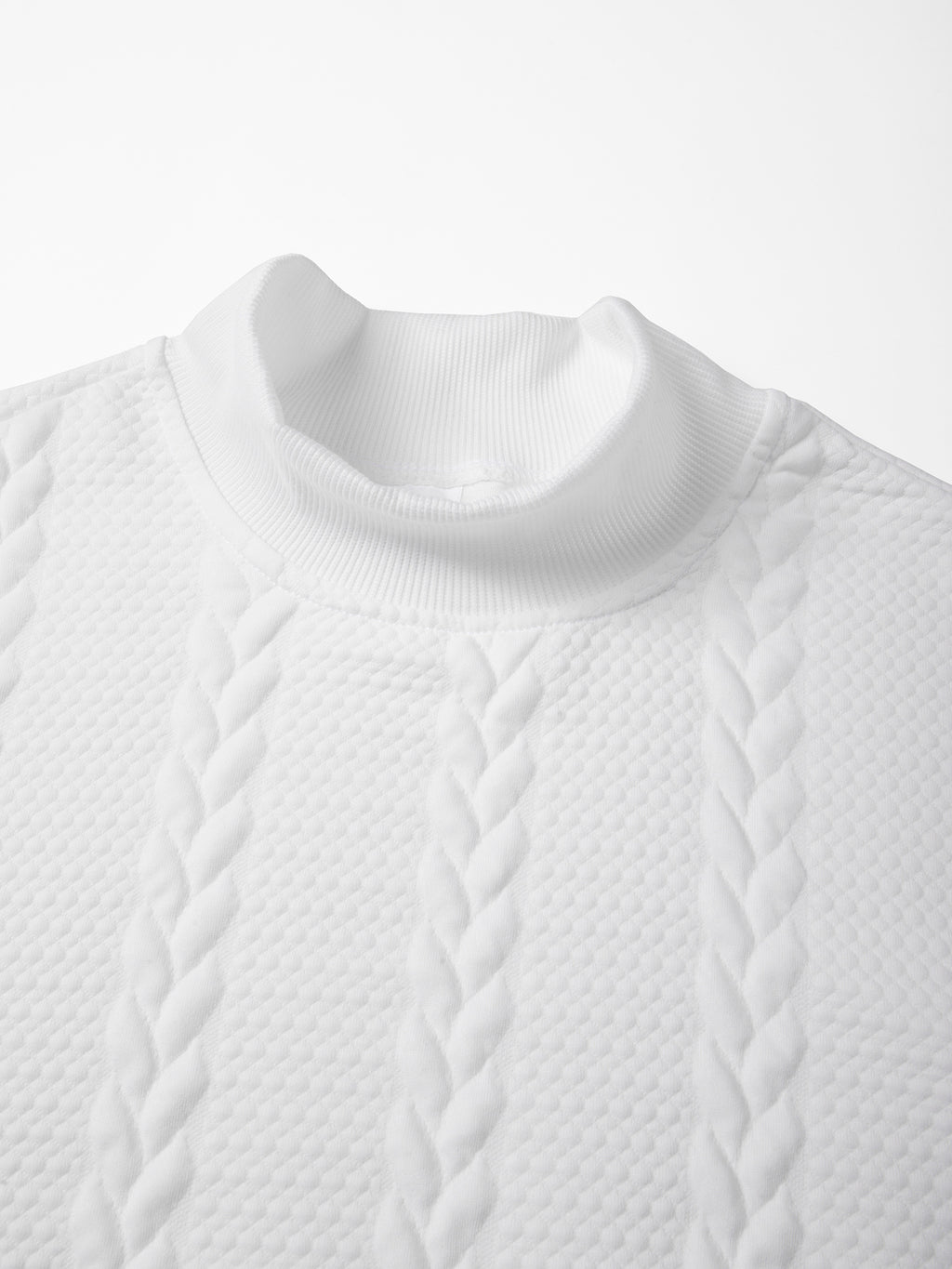 4pcs Men's Stand Collar Knit Textured Long-Sleeve Sweatshirt, Fashionable Comfortable Breathable Casual Sportswear, Solid Color Versatile Trendy Athletic Top, Pilling-Resistant, Ribbed Cuffs, Suitable for Outdoor Sports, Daily Wear, Running, Fitness - Black+Black+Natural White+Light Gray