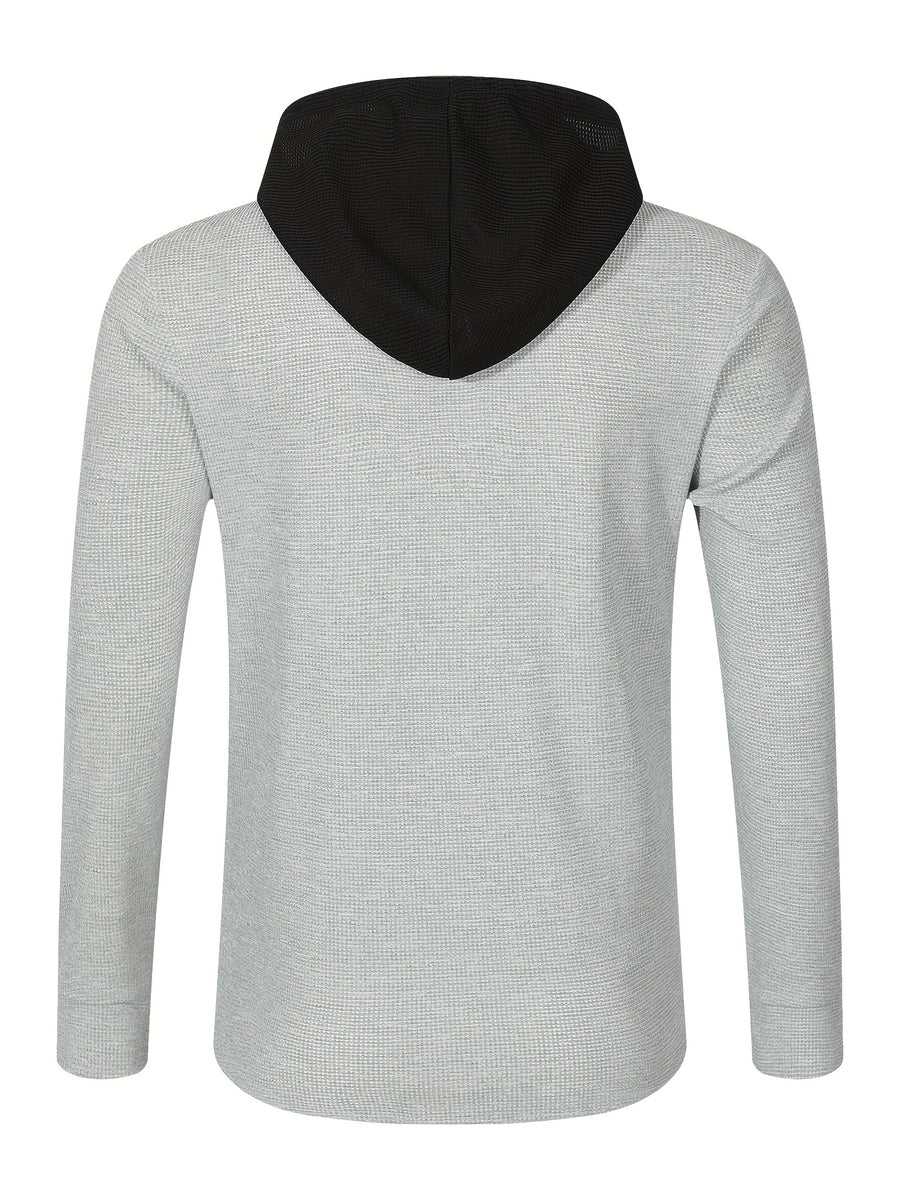 New Casual High-Quality Solid Color Outerwear Shirt Fashion Jacket - Soft, Breathable, Long Sleeve, Button-Up, Chic Design - Perfect for Spring, Autumn, Daily Wear, Outdoors - Grey