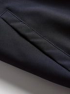 Spring Autumn Men'S Jacket Outerwear Plaid Hooded Cardigan Sports Casual Preppy Fashion - Navy Color
