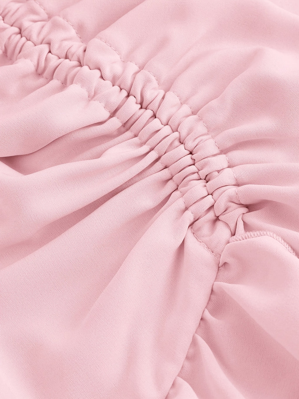 New Fashion Asymmetrical Pleated Hem Design Multi-layered Women's Skirt - Pink Color