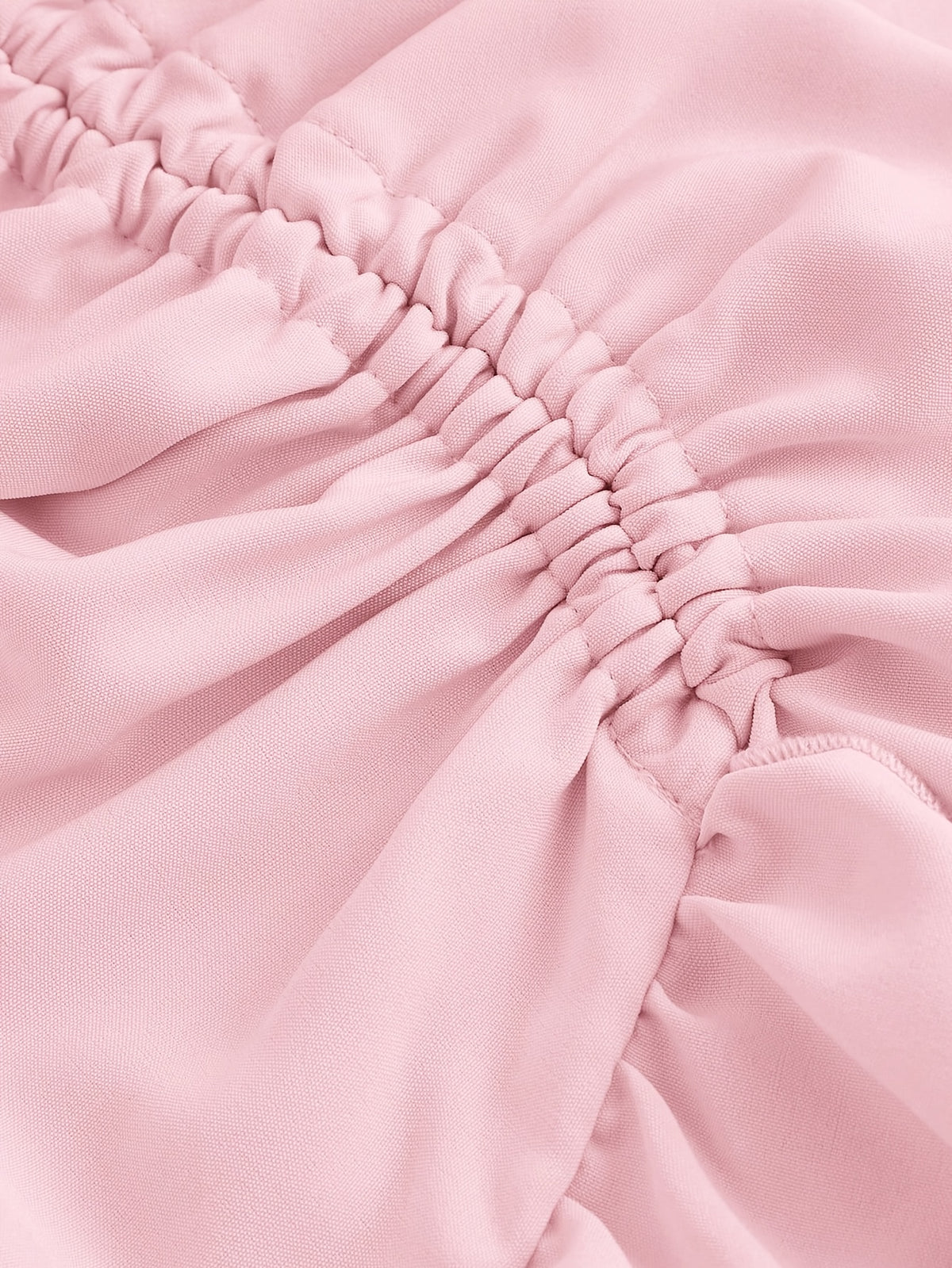 New Fashion Asymmetrical Pleated Hem Design Multi-layered Women's Skirt - Pink Color