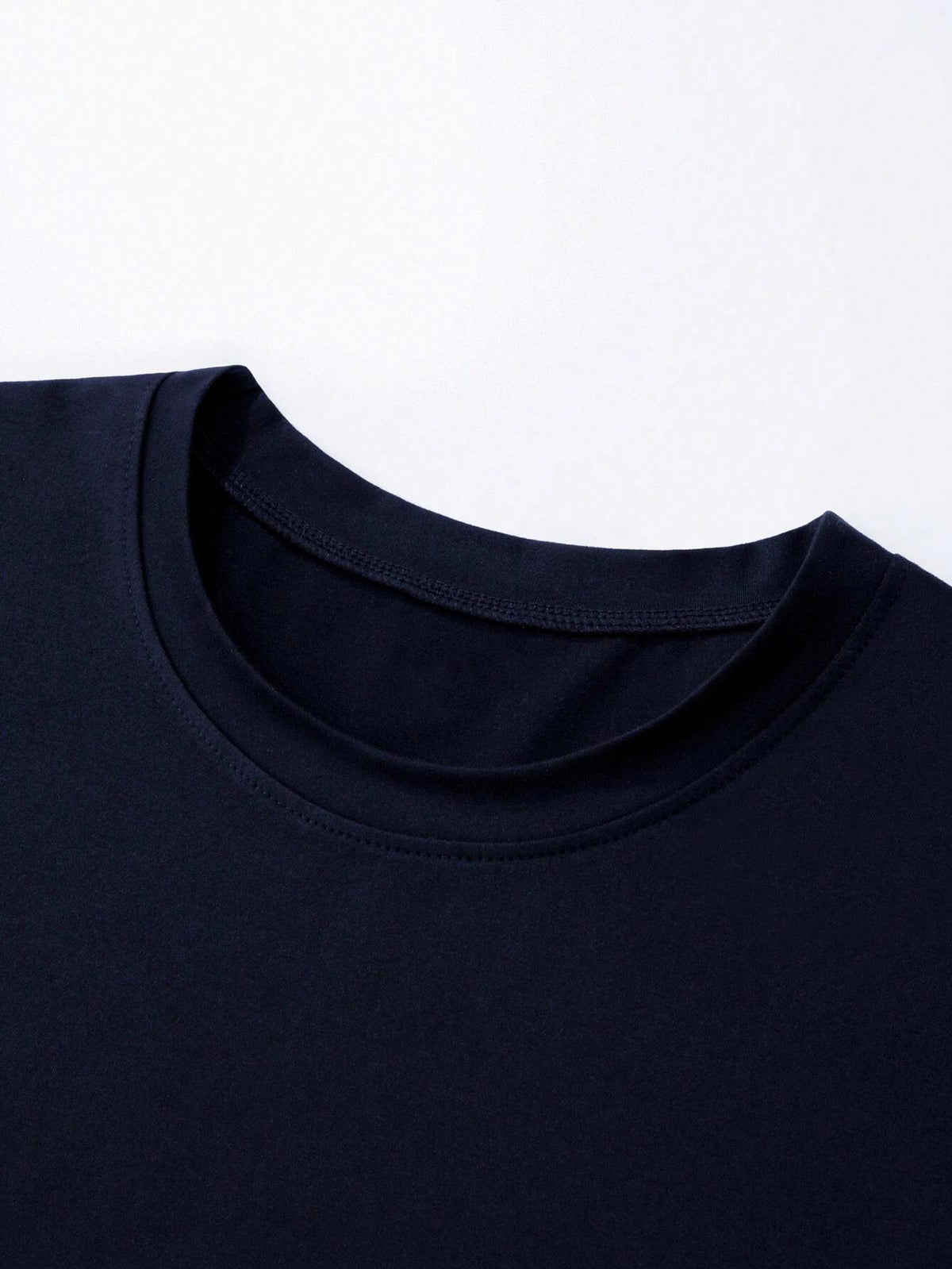 Men'S Single Pc Print Round Neck Short Sleeve T-Shirt, Easy Fashion Loose Comfortable Cool for Outings, Outdoor Sports, Commuting 2KT01 - Deep Blue