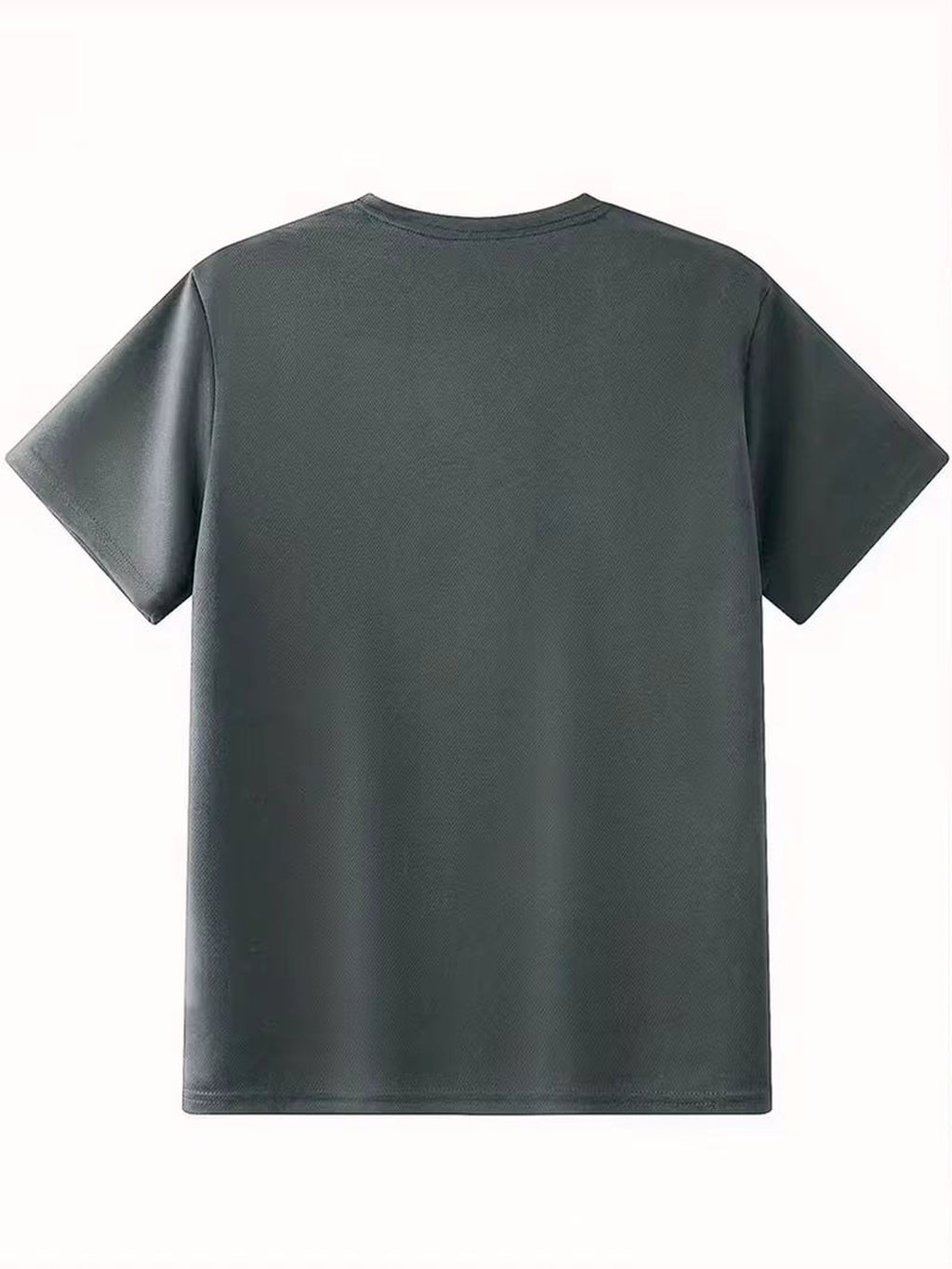 2026 Latest Casual T-Shirt for Men, Featuring a Easy Geometric Pattern And Short Sleeves. It Is Comfortable And Versatile to Wear, with a Design That Combines Vertical Stripes And Triangular Elements - Dark Gray