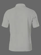 Men'S Exquisite Solid Color Polo Shirt 3pcs Set Multi-Pc Golf Casual Top - Grayish white navy