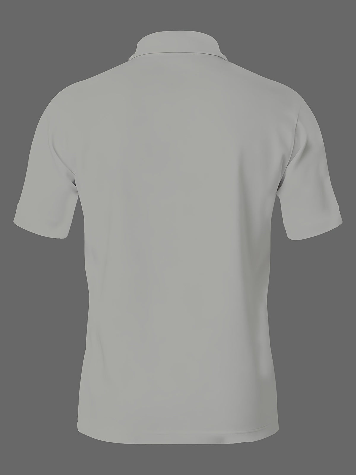 Men'S Exquisite Solid Color Polo Shirt 3pcs Set Multi-Pc Golf Casual Top - Grayish white navy