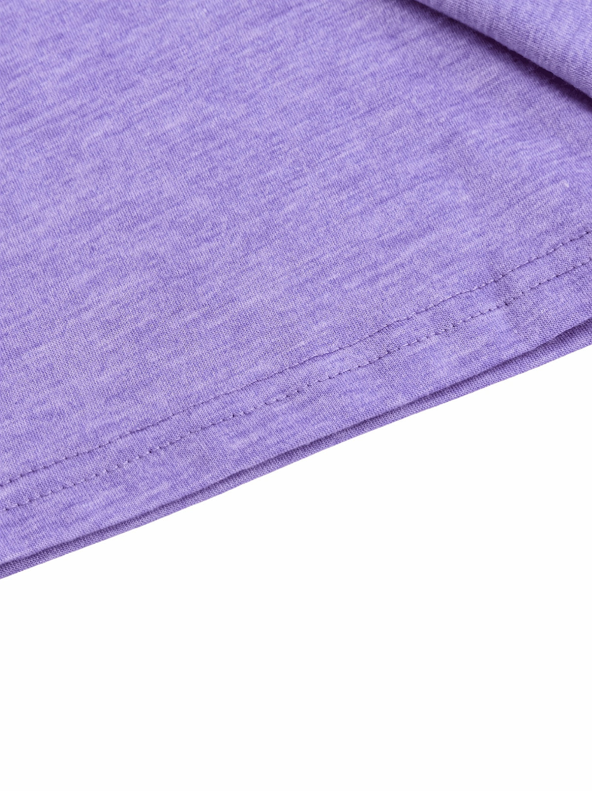 2pcs Round Neck Base Short Sleeve Top, Stretch Fabric Men'S Shirt, Western Summer Season Soft Fabric T-Shirt, Home Wear, Men'S Casual Top, Base Layer, Multi-Scene, Suitable for Various Styles, Travel, Business, Golf, Countryside Travel, Knit - Light Purple