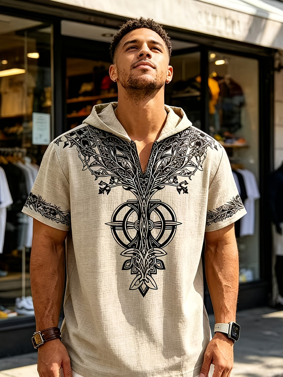 A Summer Essential with a Relaxed Fit, Versatile for Daily Wear, Suitable for Both Commuting and Casual Occasions - Khaki