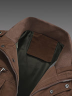Spring and Autumn Collection, Comfortable Jackets, Apparel, Footwear and Jewelry, Men's Fashion, Men's Store, Men's Uniforms, Workwear and Protective Clothing, Men's Work and Safety Apparel, Men's Executive Attire, Men's Executive Jackets - Dark Brown