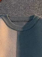 Men's Color Sweater - Soft Warm Round Neck Pullover Sweater Suitable for Autumn Winter, Casual Loose Fit Sweating Top with Color Blocking, Versatile for Layering for Office, Semi-Formal & Casual Attire - Apricot