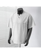 A Minimalist T-Shirt for Men, Featuring a Relaxed Fit, Casual Style, And Breathable Fabric, Ideal for Outdoor Activities And Everyday Use, Making It a Versatile And Comfy Choice - Light Mixed Grey