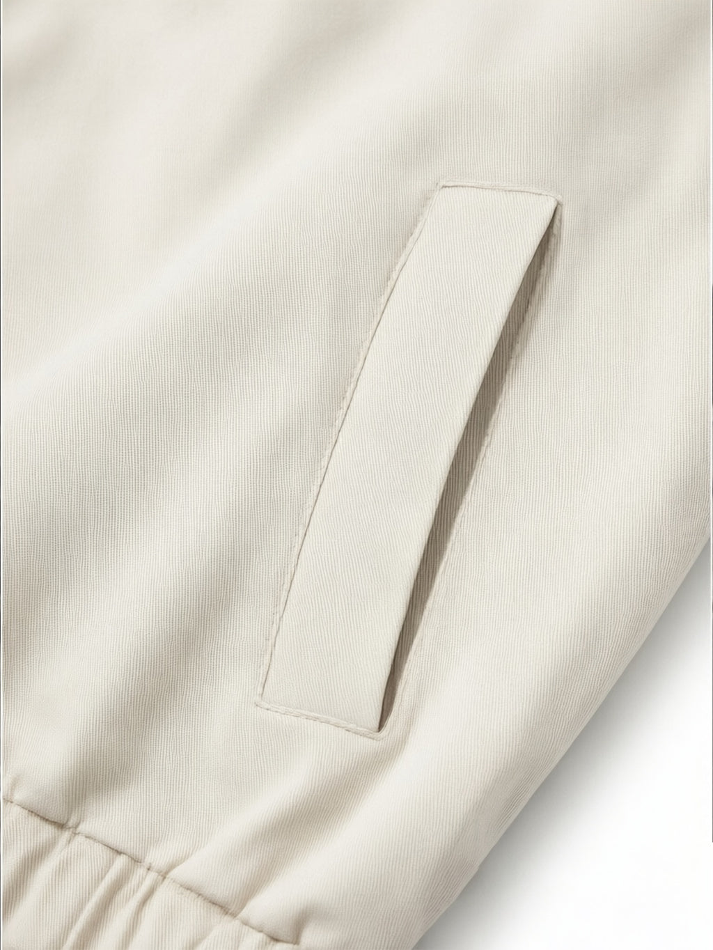 Men's American-style Minimalist Daily Commute Fashion Versatile Lapel Casual Vintage Button-up Loose Jacket with Elastic Cuffs and Hem, Suitable for Daily Outings, Work, Shopping, and Short Trips, Creating a Versatile and Atmospheric Jacket Top - Off-white