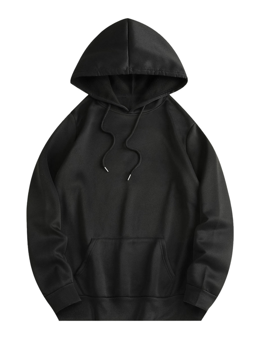 Men'S Fashion Hooded Sweatshirt, with Kangaroo Pouch And Drawstring Hood, Red Sun Samurai Print Japanese Style Comfortable Casual Warm Suitable for Autumn And Winter - Black