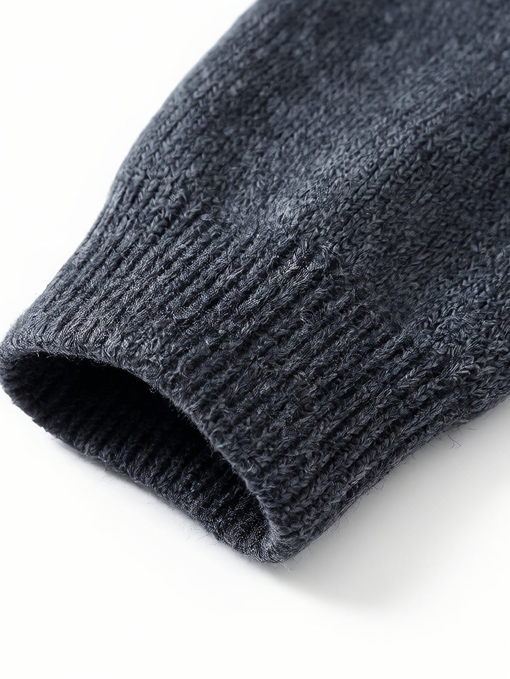 Men'S Faux Two-Piece Shirt Collar Knit Sweater, Commute Style Instant Shape, No Extra Prints, Texture-Driven Quality, Business Casual Dual Compatibility - SINBOS - Grey