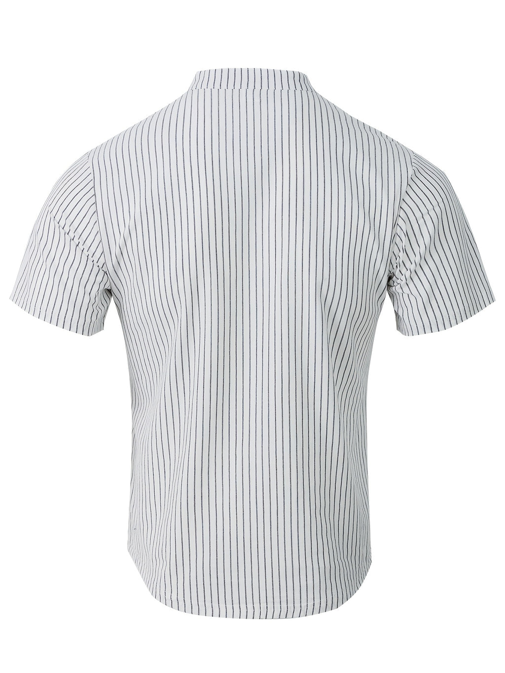 2pcs Men'S Striped Henley Shirt Set, PARIS Chest Print Short Sleeve Shirt, Lightweight Breathable Regular Fit, Suitable for Casual Wear, Travel, And Layering - White+Green