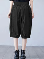 Women'S Loose-Fitting Harem Pants That Are Lightweight, Versatile, And Flattering, Perfect for a Stylish Look - Black