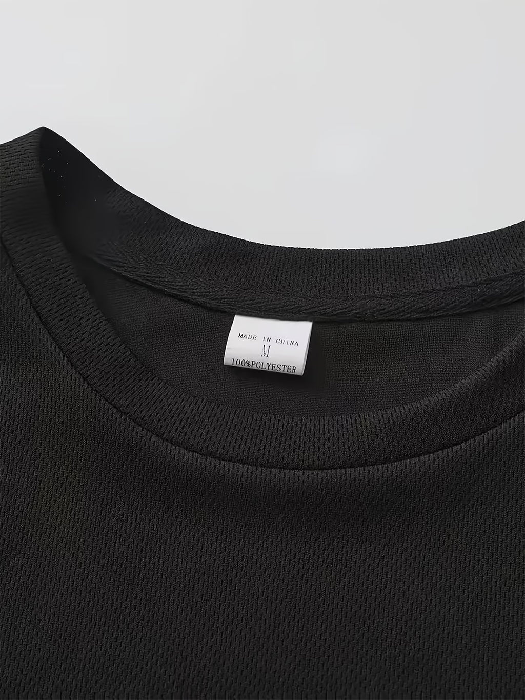 Men's Breathable Training T-Shirt - Ideal for Tennis and Basketball Training, Breathable and Lightweight - Black