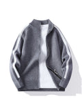 2026 Autumn Fashion Knit Cardigan Long Sleeve Sweater, 486 Apparel - Grey