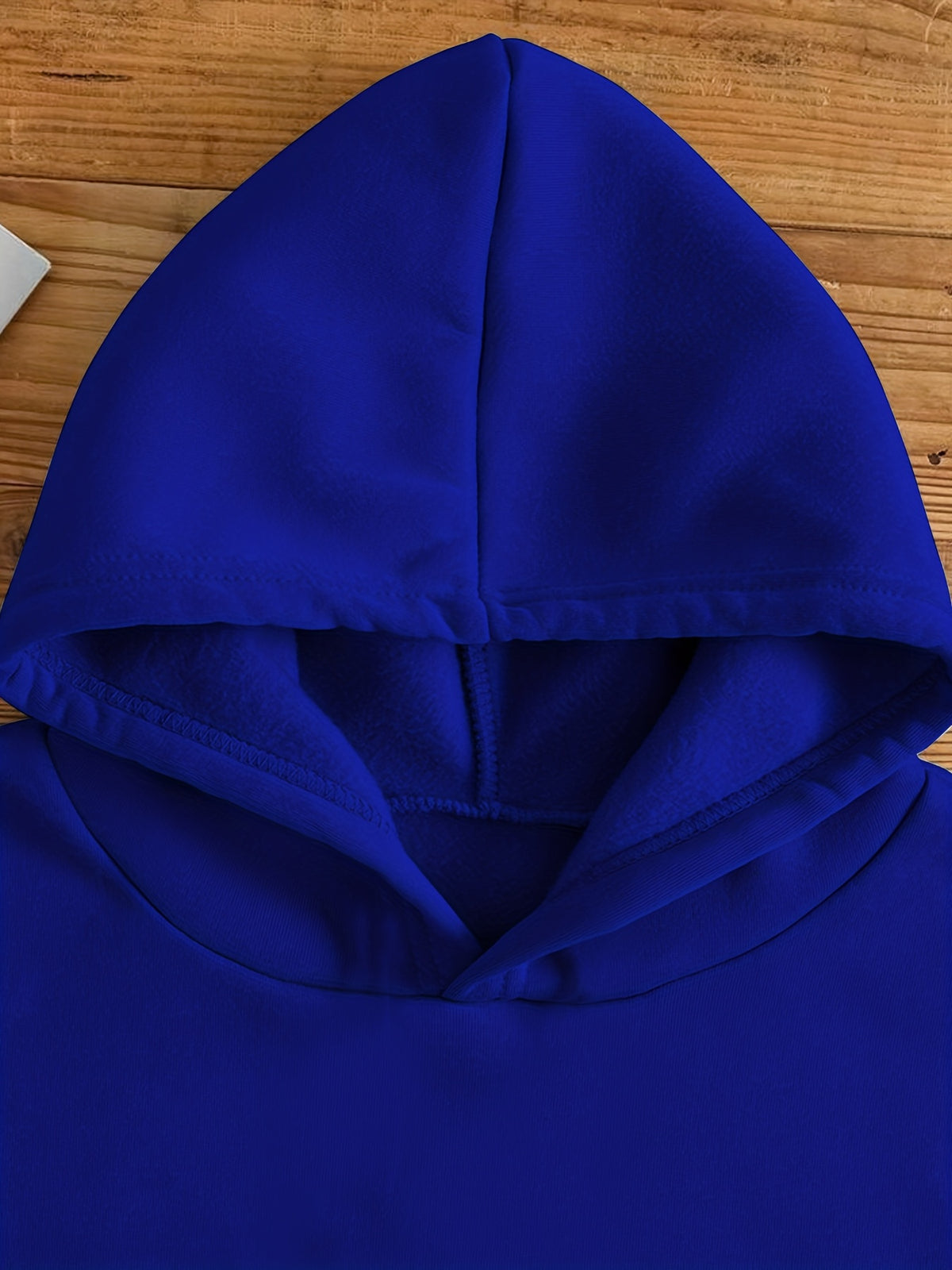 Fashion Printed Hoodie - Unisex Autumn/Winter Casual Streetwear Pullover, Soft -Lined Sweatshirt, Classic Design - Royal Blue