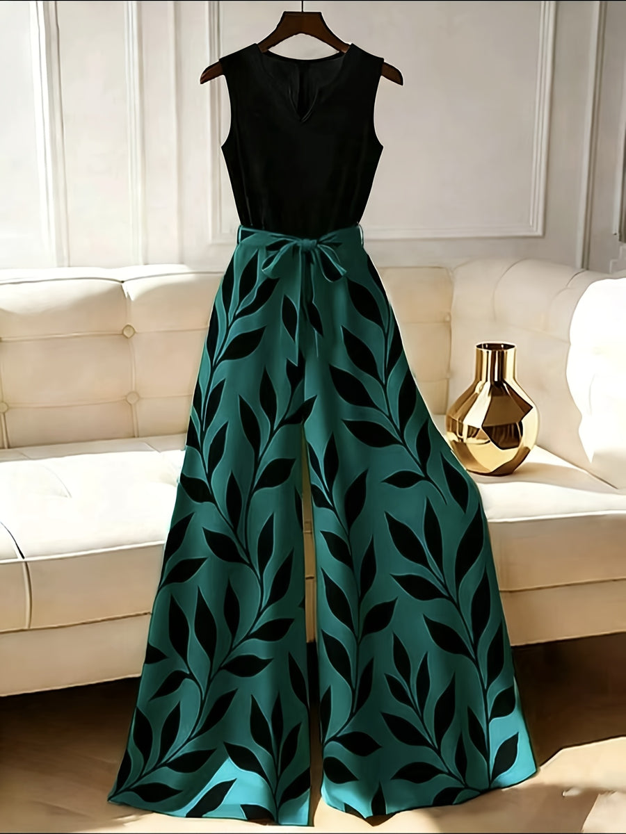 New Women'S Casual Jumpsuit - Peacock Blue