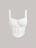 Summer New Fashion Y2K Style Versatile Women'S Short Top Vest - White