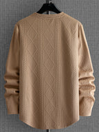 European And American Cross-Border Autumn New Men'S Casual Shirt - Khaki
