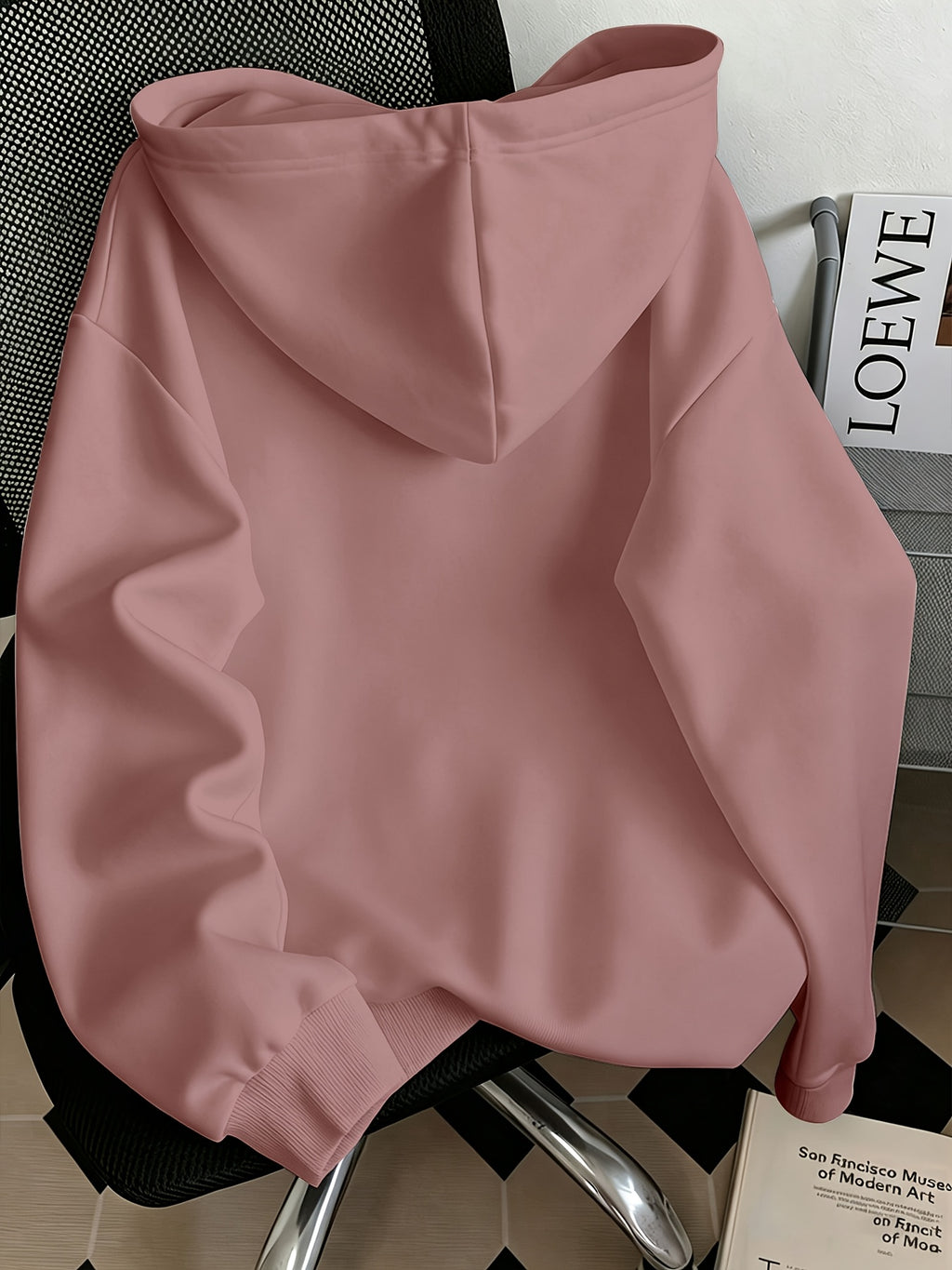 Women'S Fashion Hoodie - Peach
