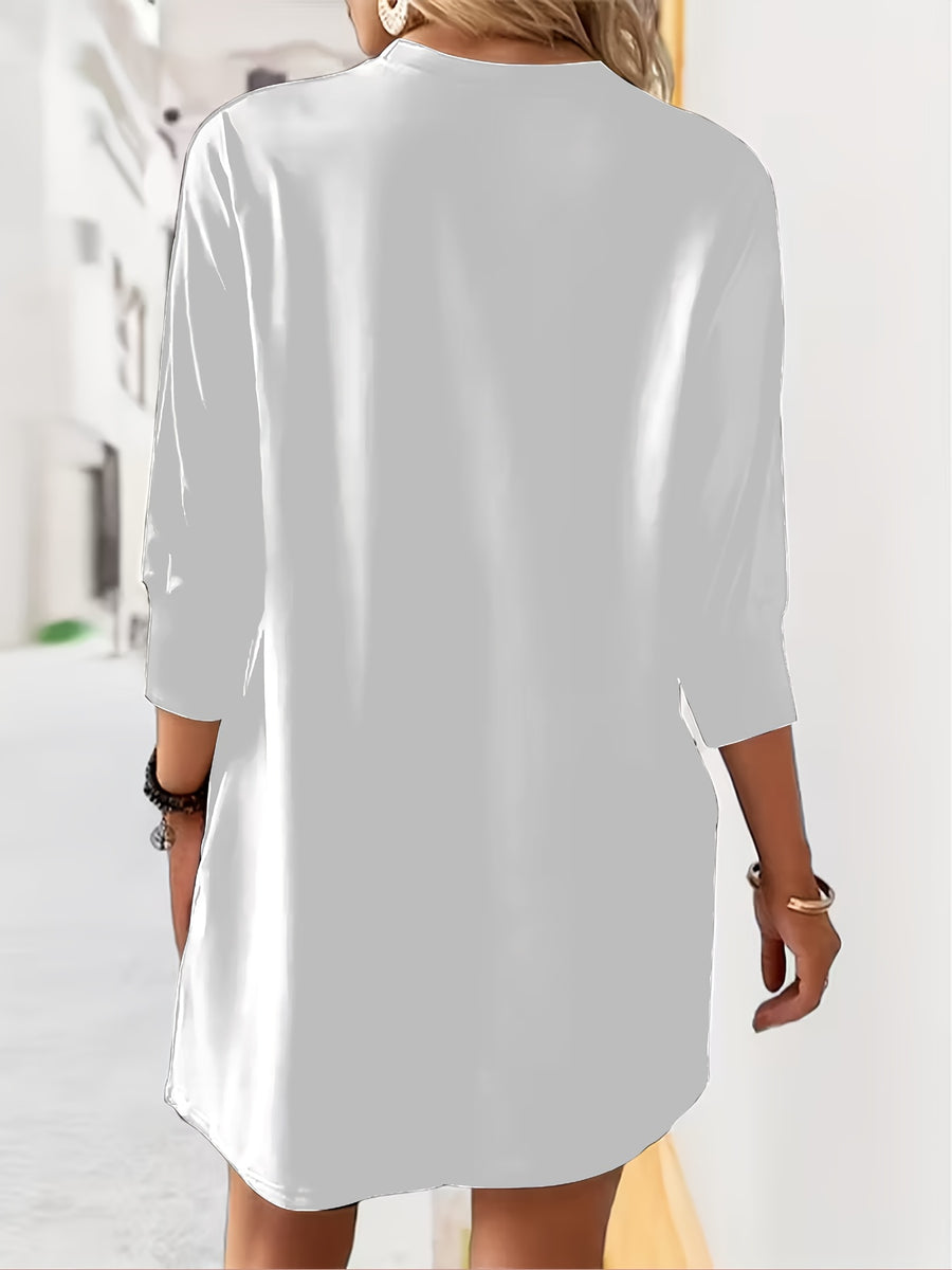 Women'S Fashion Dress - White