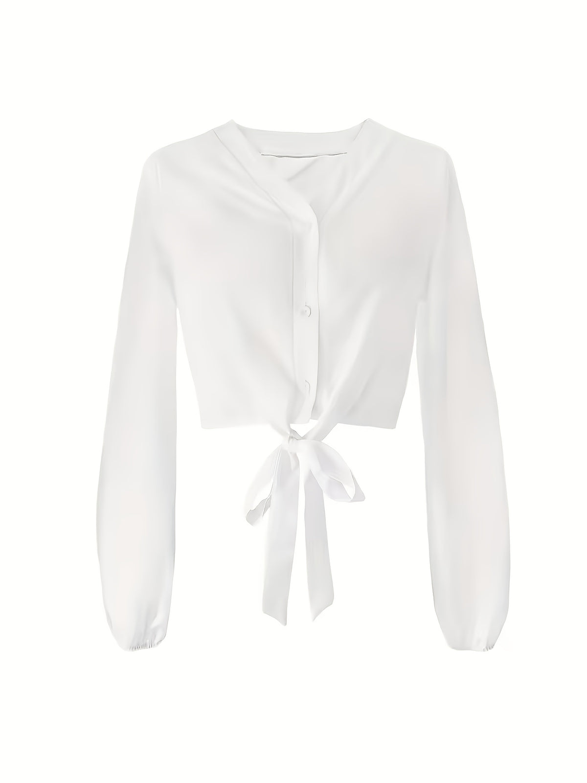 Elegant Spring and Summer Women's Beautiful Shirts - White