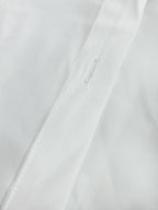 1pc Fashionable Long-Sleeve Shirt, Simple Design Showcasing Elegant Style, Printed New Y2K Style, Women's Temperamental Commuting and Vacation Wear, Casual Commuting Fashionable Versatile Long Shirt - White