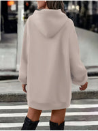 Cui Cui Fruit'S Directional Long Hoodie Is Set to Be a Trendy Commuting Essential in 2025 - Khaki