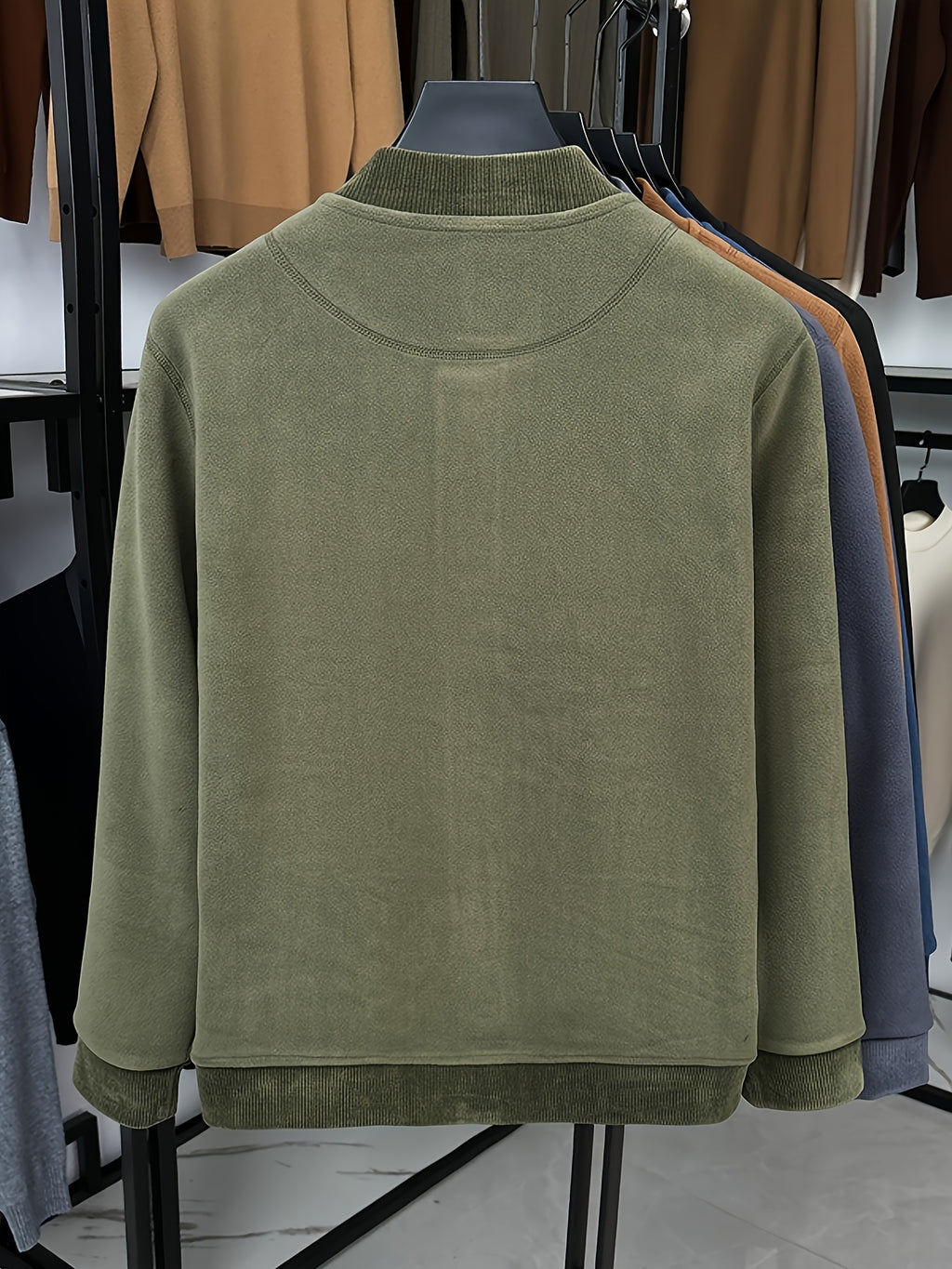 Father's Day Gift for Men: 2026 Spring/Autumn New Style Men's Jacket, Unlocking a Mature Spring Vibe, Lightweight and Comfortable, Suitable for the Changeable Weather of Early Spring - Dark Green
