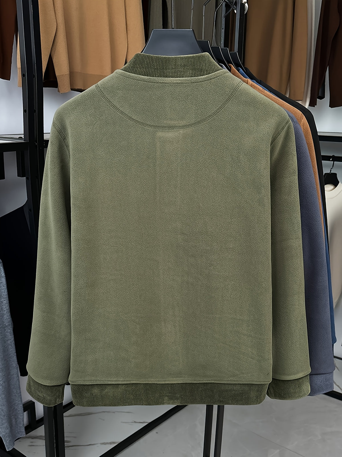 Father's Day Gift for Men: 2026 Spring/Autumn New Style Men's Jacket, Unlocking a Mature Spring Vibe, Lightweight and Comfortable, Suitable for the Changeable Weather of Early Spring - Dark Green