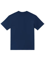 NO LIMITS Personalized Letter Print Unisex Short Sleeve, Made of 210G High-Quality Pure Fabric, Soft And Skin-Friendly Breathable, Dyes Keep Colors Fresh for a Long Time. Classic Trendy Brand Style Design Combined with Distressed Worn-Out Print - Navy Color