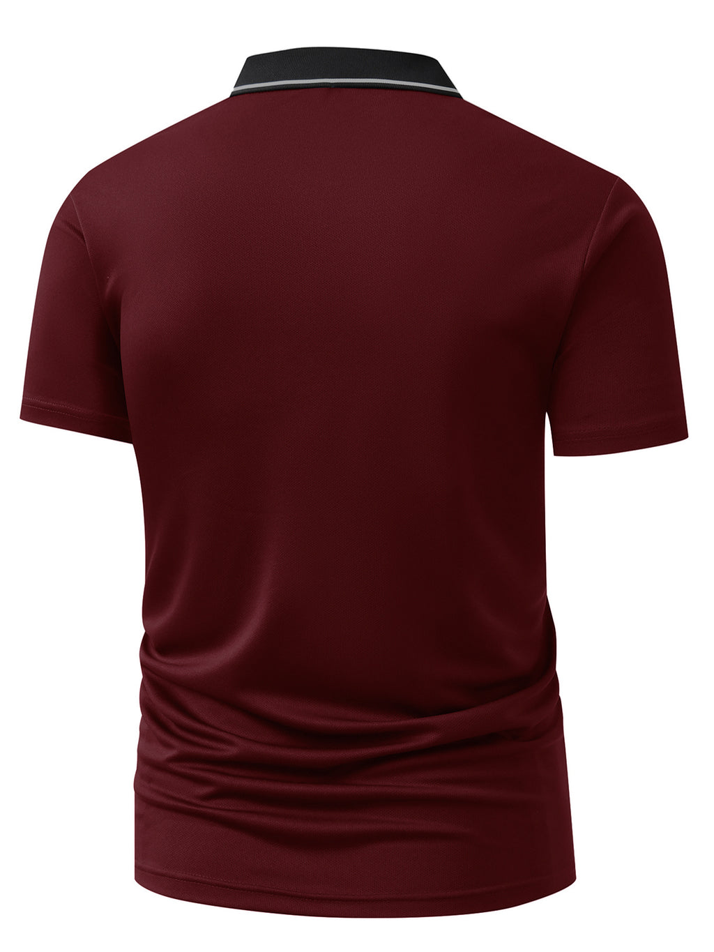 Summer New Men'S Short-Sleeved Polo Shirt 3pcs Set Multi-Color Optional Fashionable Versatile Daily Casual Comfortable And Breathable Fabric Suitable for Outdoor Sports And Business Casual Wear Essential Polo Shirt for Mature Men - burgundy + light gray + khaki