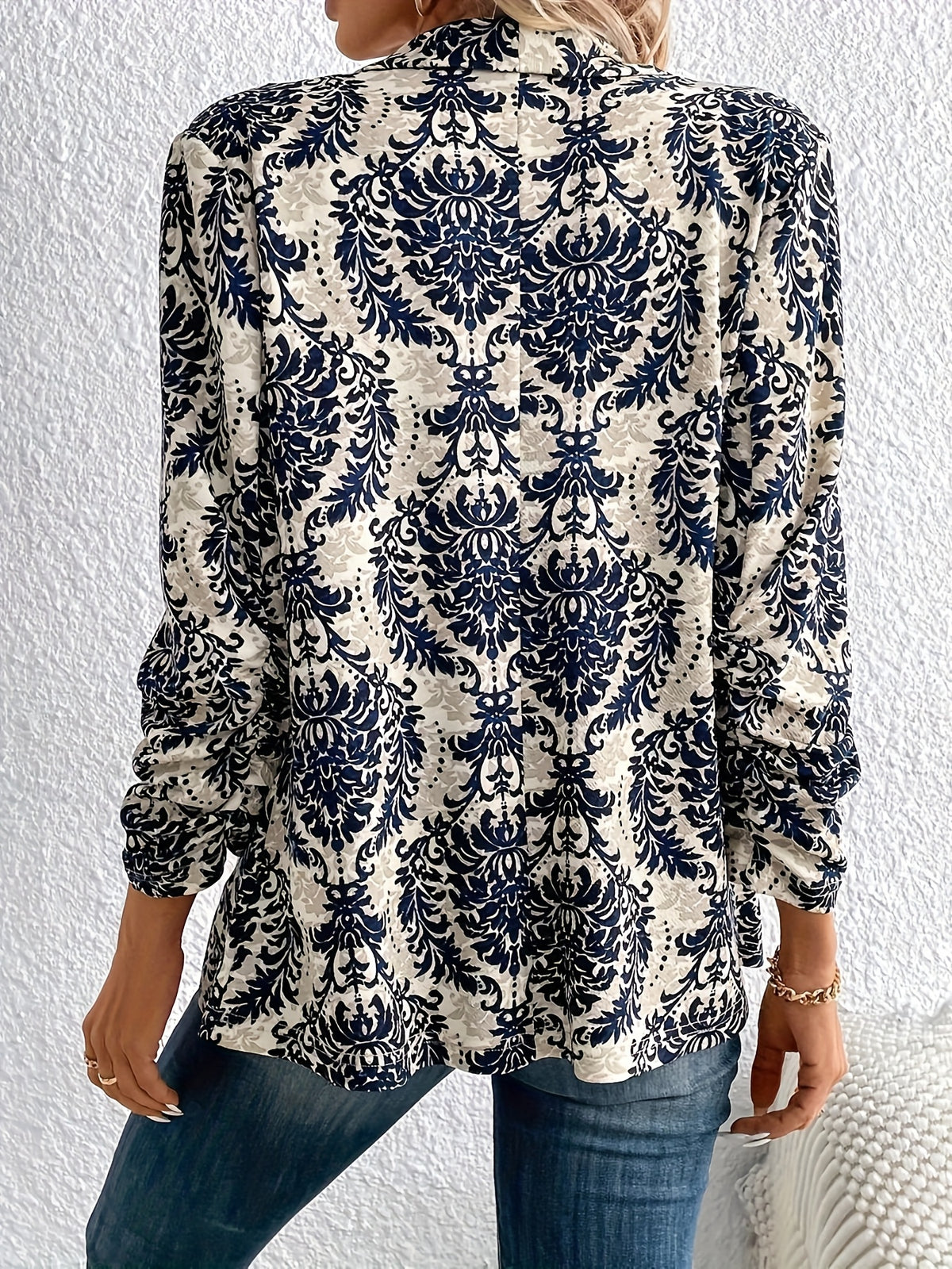 H352 Printed Suit Jacket - Multicolor