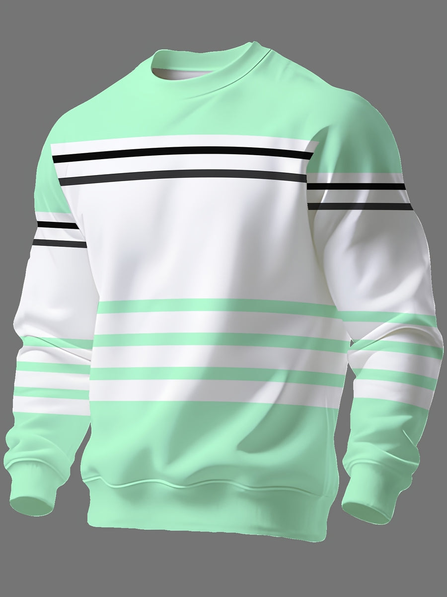 Men'S Autumn Winter New Long Sleeve Sweatshirt Men'S Casual Trendy Brand Men'S Round Neck Sweatshirt - Mixed Color 4