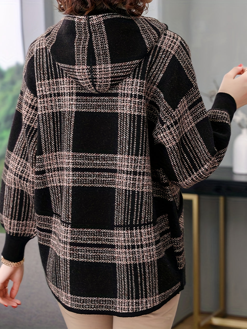MOM Hoodie 2023 New Women Spring and Autumn Loose Zipper Cardigan Jacket Woman - Camel