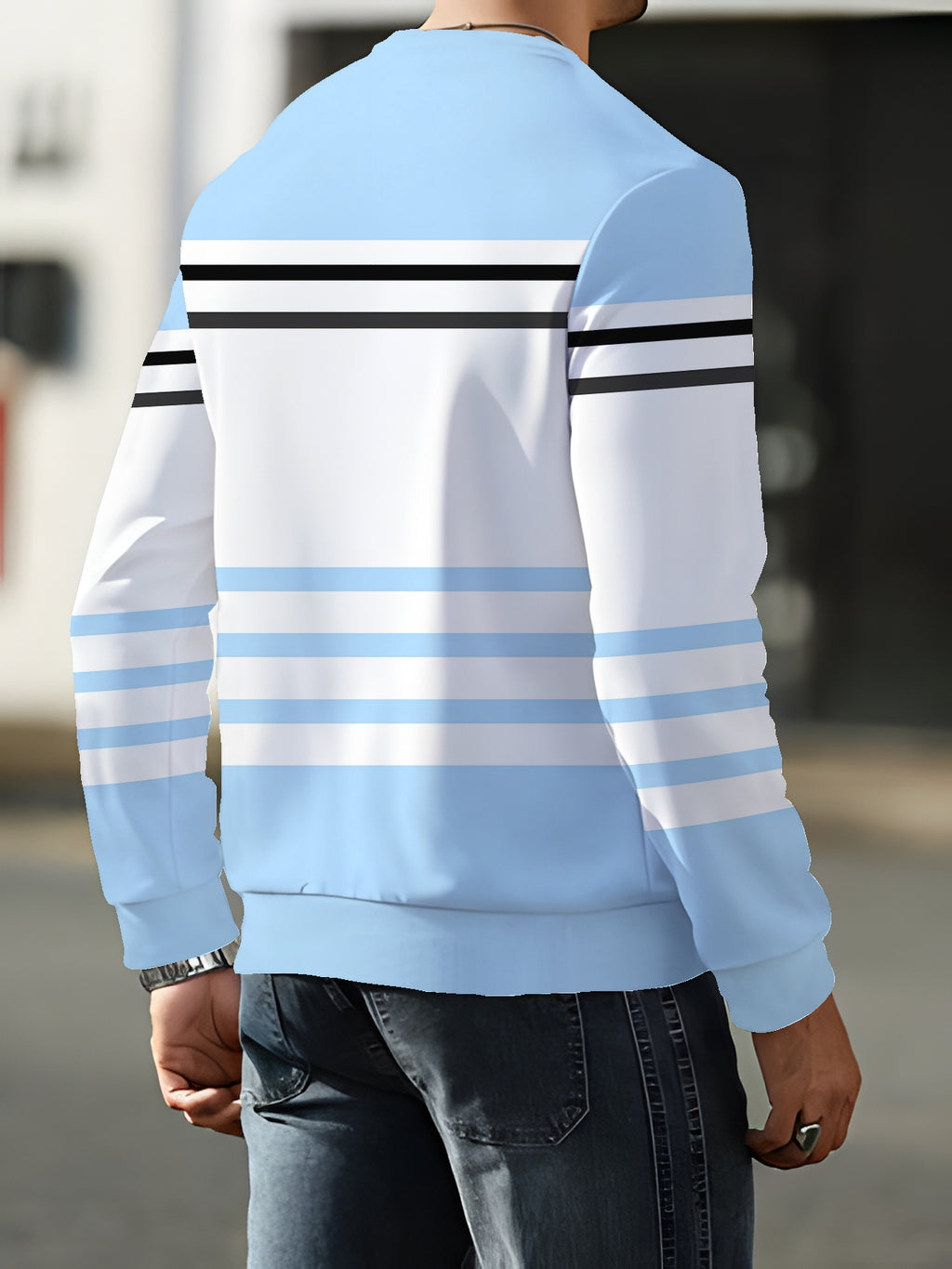 Men'S Autumn Winter New Long Sleeve Sweatshirt Men'S Casual Trendy Brand Men'S Round Neck Sweatshirt - Mixed colors