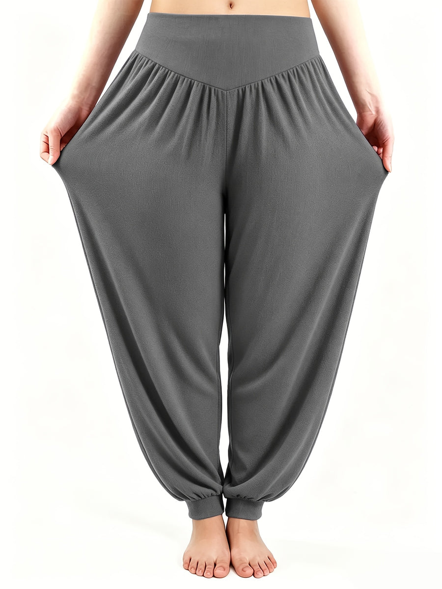 Popular Loose-Fit Casual Pants, Comfortable Women's Clothing - Grey